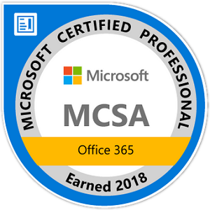 What is the MCSA Office 365?
